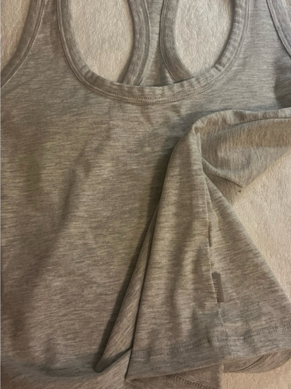 Oner Active Heather Gray Racerback Tank - Picture 1 of 2